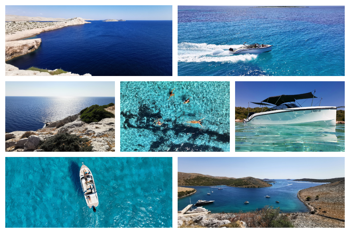 Shared small-group boat tour Sakarun Beach, Dragon's Eye, Golubinka Sea Cave & snorkeling from Zadar – Dugi Otok adventure